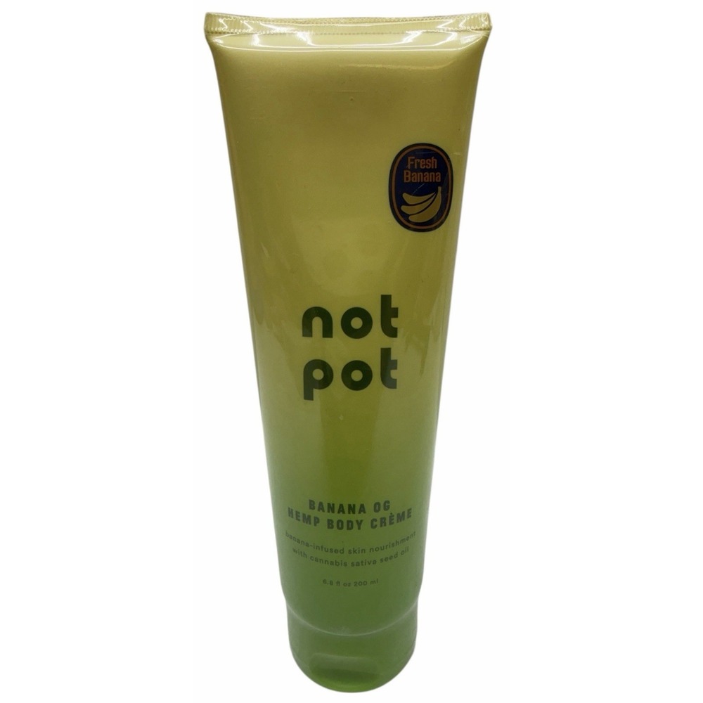 not pot banana‎ og hemp body cream,200ml FULL SIZE NEW